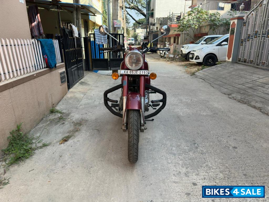 Maroon Royal Enfield Classic 350