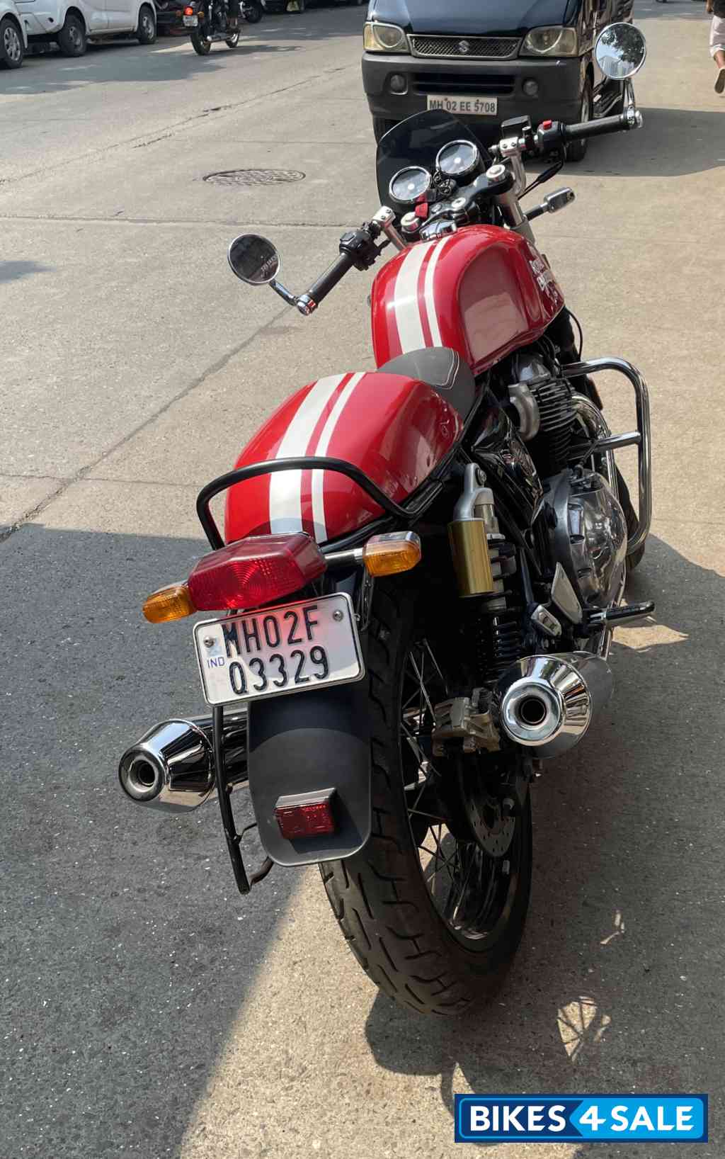 Red Rocker Royal Enfield Continental GT 650