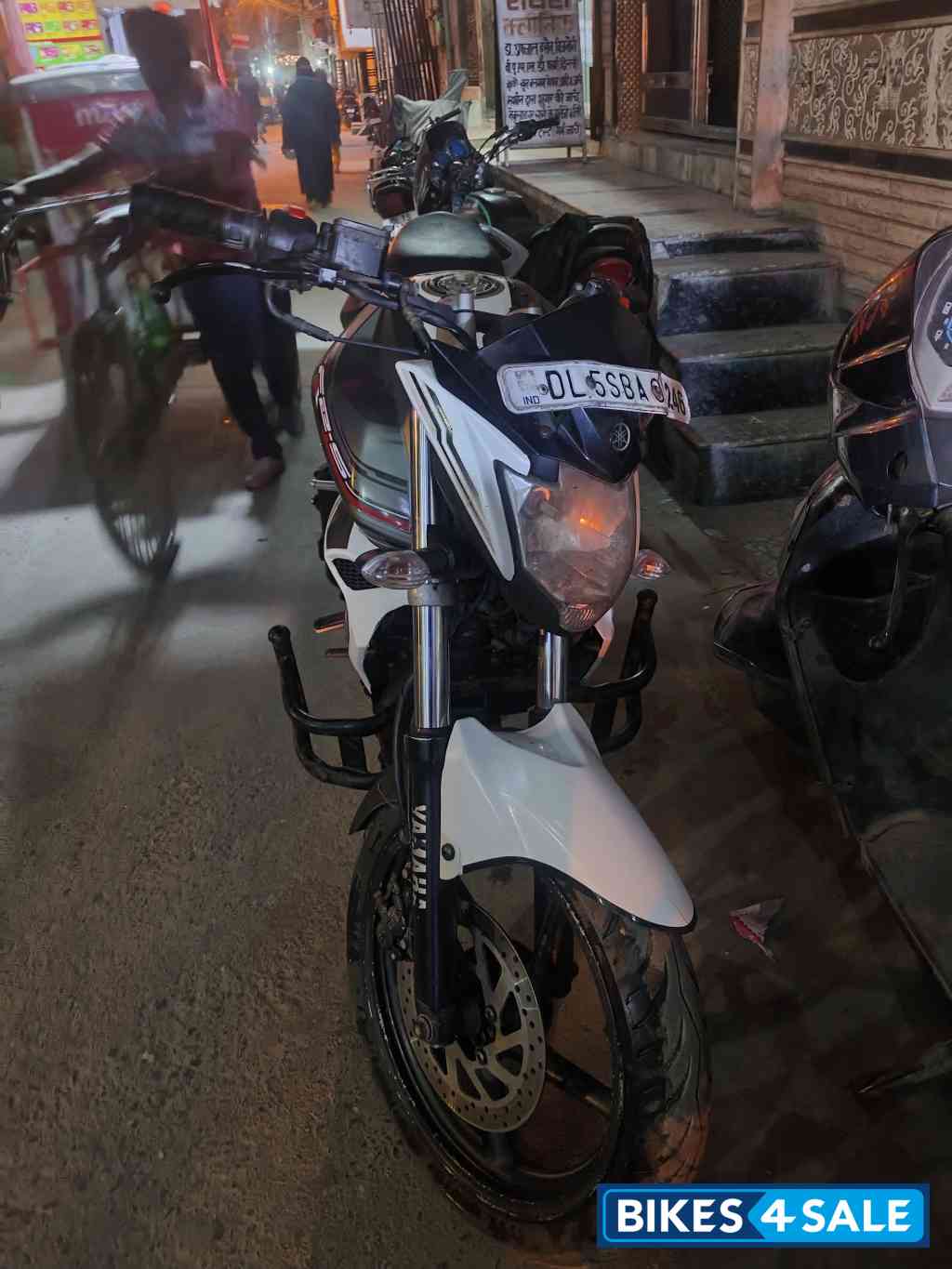 Black & Grey Yamaha FZ-S FI V2