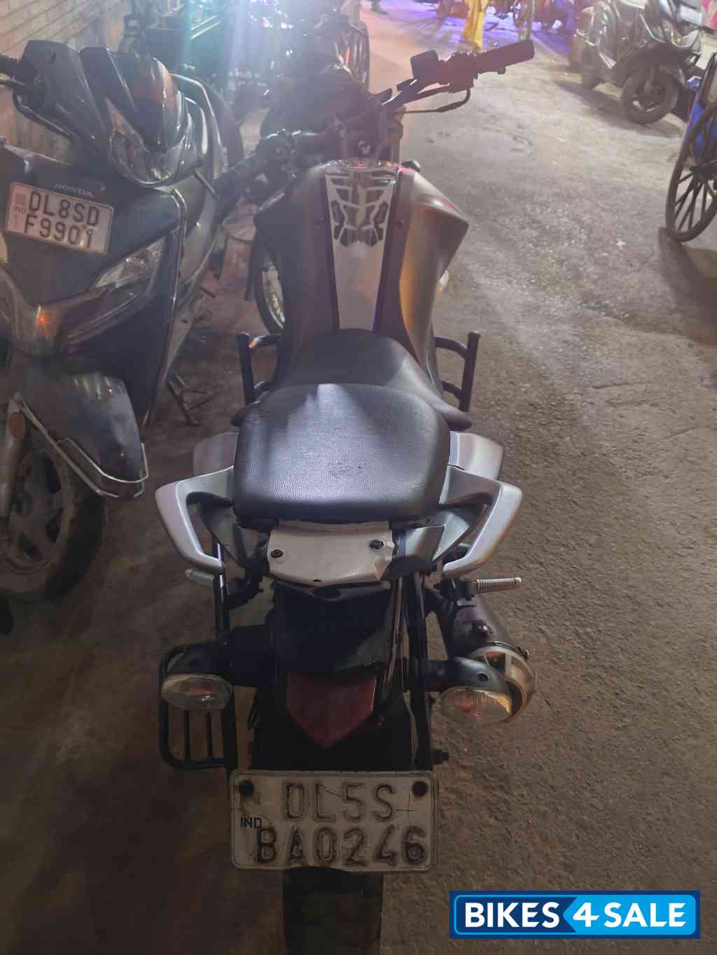 Black & Grey Yamaha FZ-S FI V2