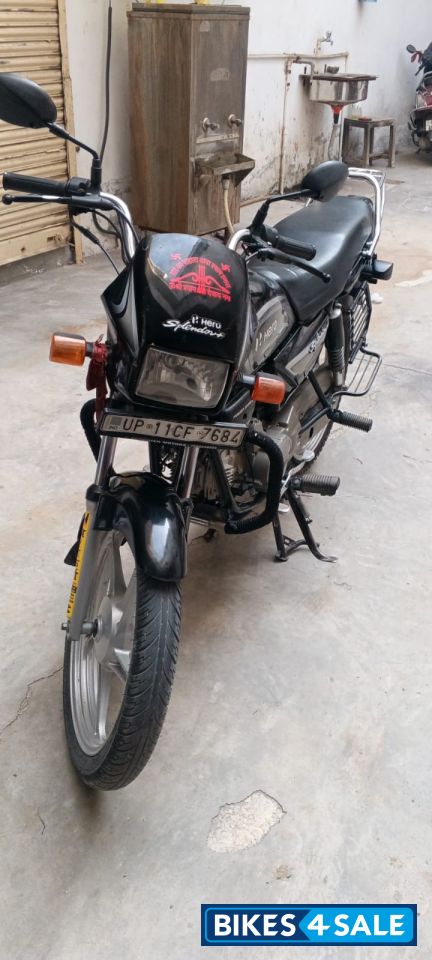 Black- Silver Str Hero Splendor Plus BS6