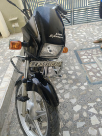 Black Grey Stripe Hero Splendor Plus