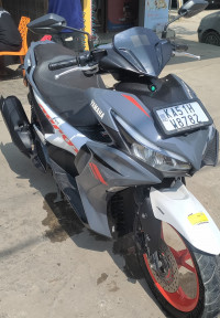 White Yamaha Aerox 155