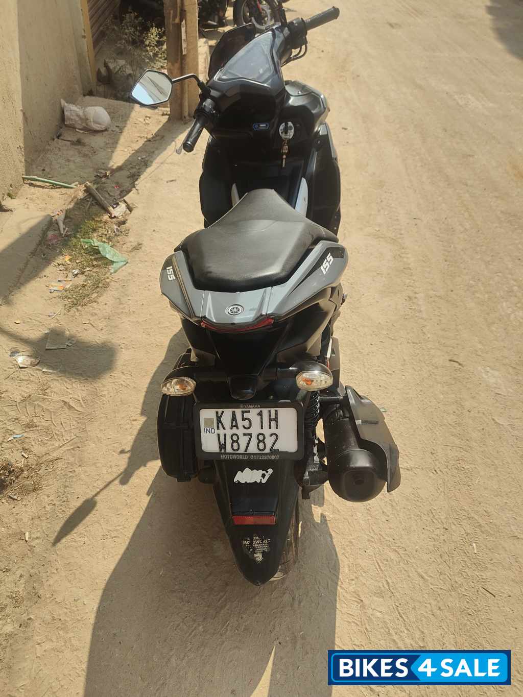 White Yamaha Aerox 155