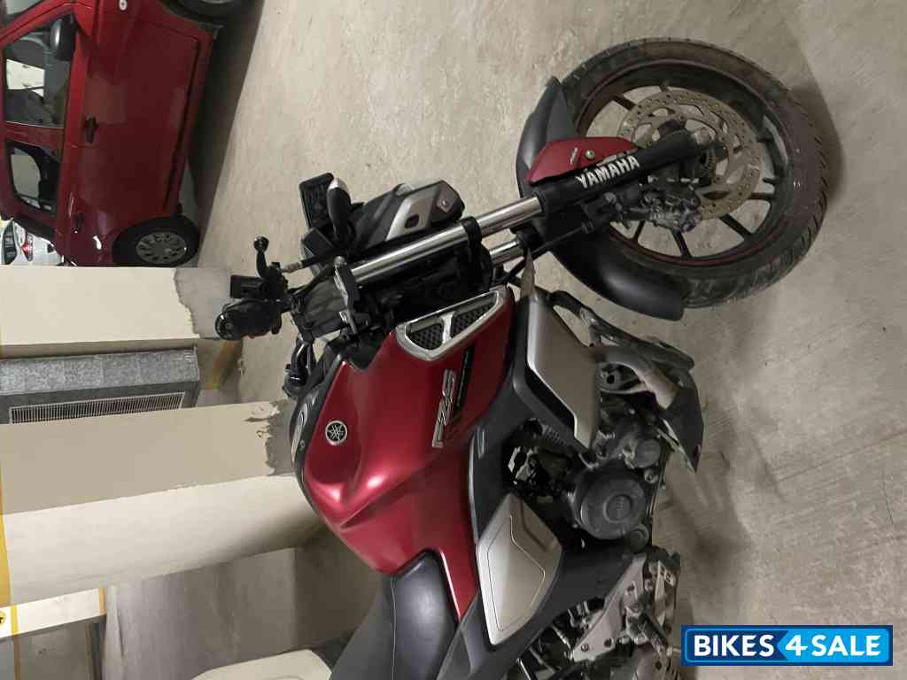 Matt Red Yamaha FZ-S FI V3 BS6