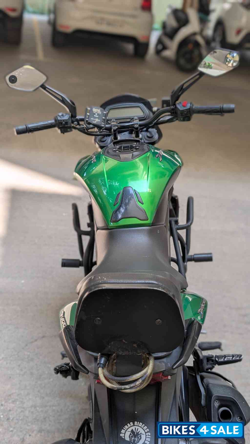 Green Bajaj Dominar 400