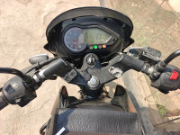 Black And Red Bajaj Pulsar 150 Twin Disc