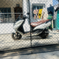 White Suzuki Burgman Street BS6