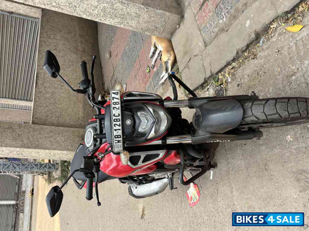 Red Yamaha FZ FI V3 BS6