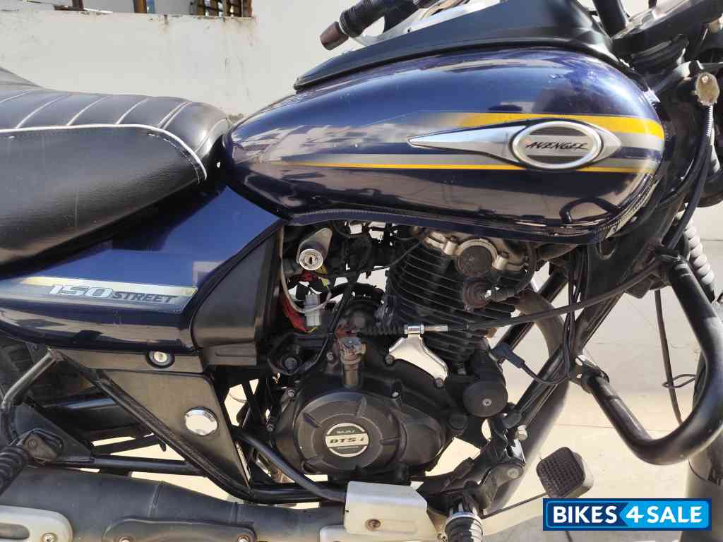 Dark Blue Bajaj Avenger Street 150