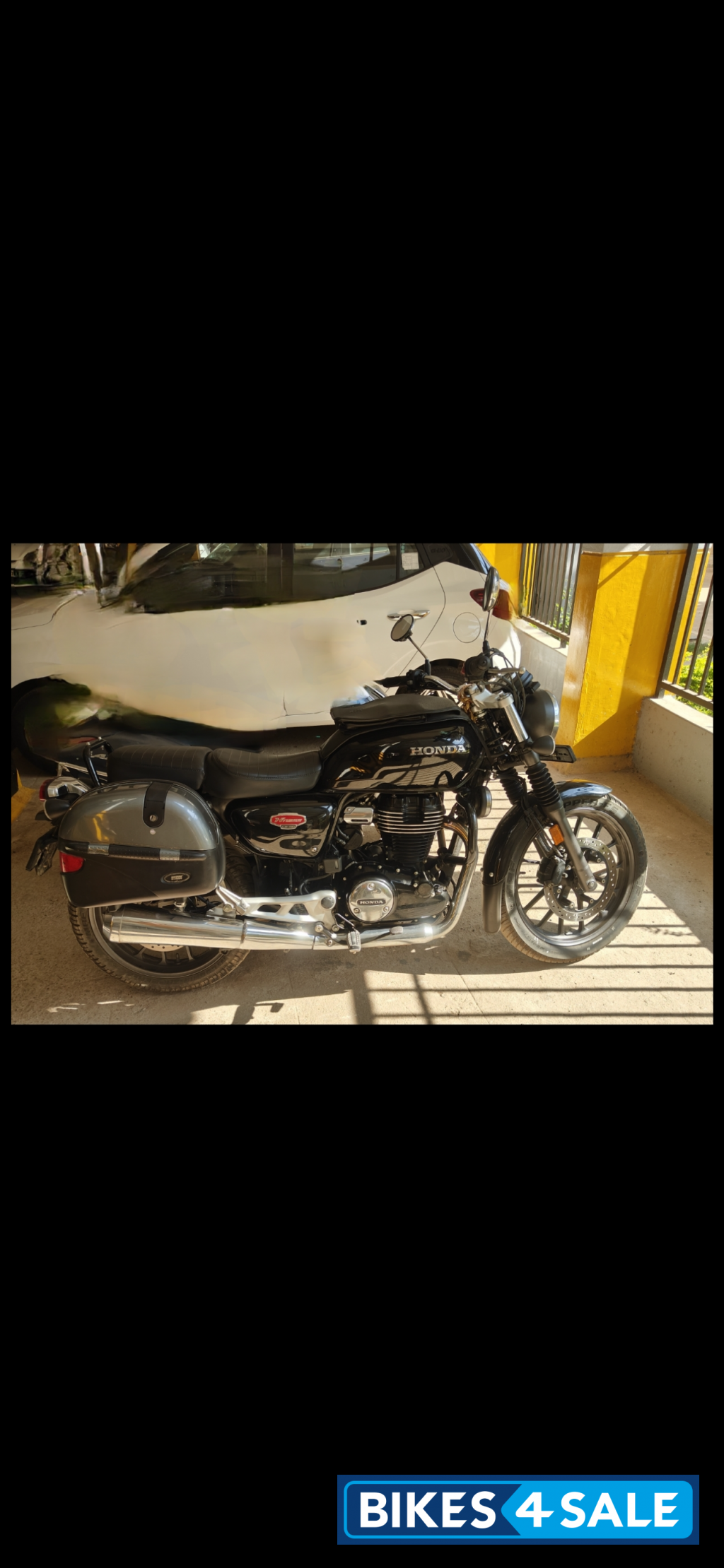 Black Honda Hness CB350 DLX Pro