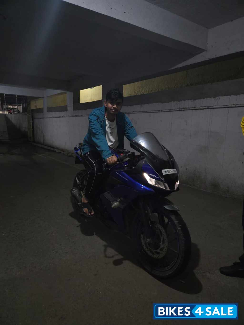 Blue Yamaha YZF R15 V3 BS6