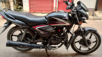 Black Honda Shine 125 Disc