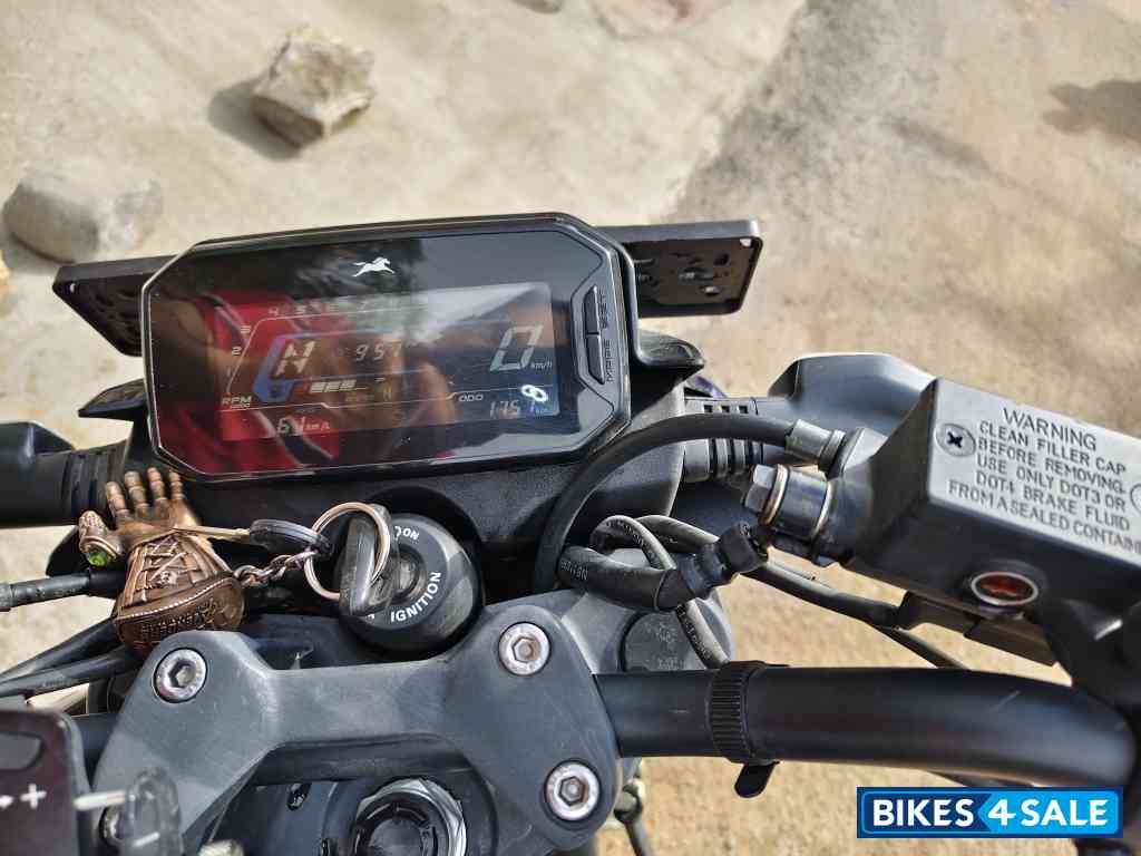 Blue TVS Raider Split Seat