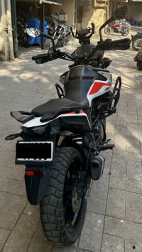 White KTM 390 Adventure