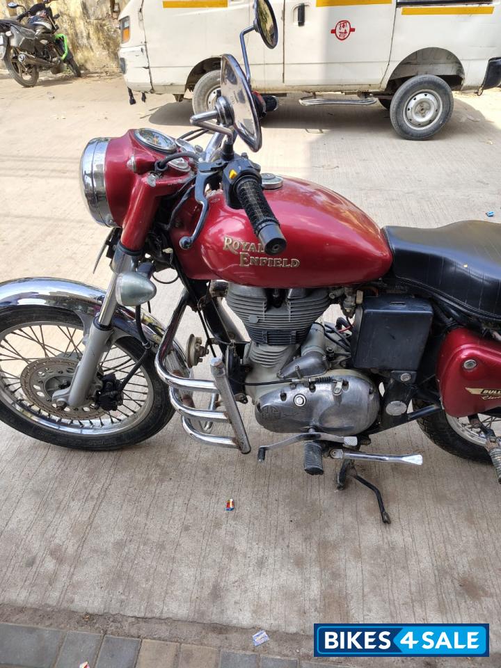 Red Royal Enfield Bullet Electra