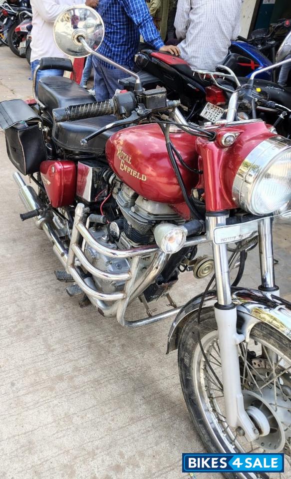 Red Royal Enfield Bullet Electra