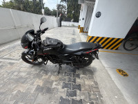 Black With Red Bajaj Pulsar 125 Neon Disc Single Seat