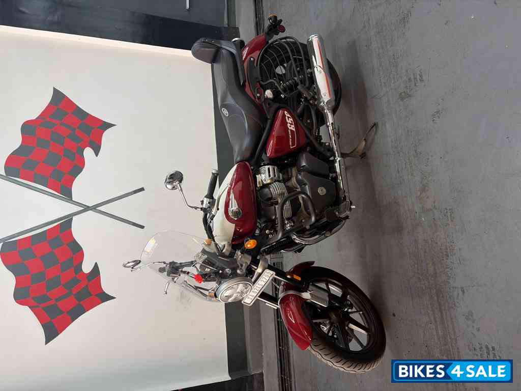 Celestial Red Royal Enfield Super Meteor 650