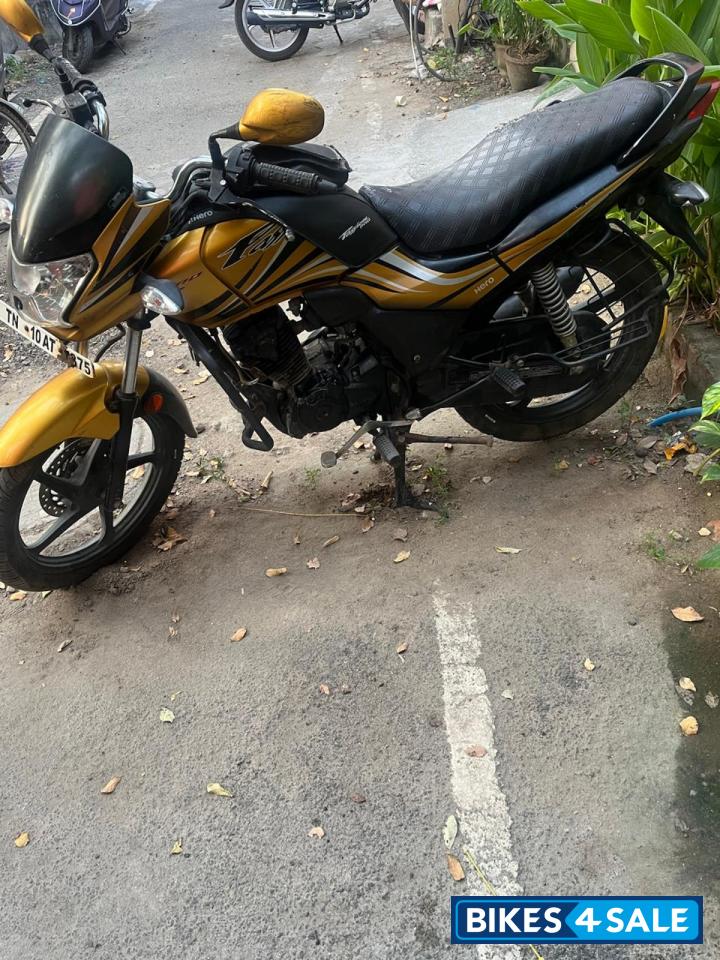 Electric Yellow Metallic Hero Passion X Pro