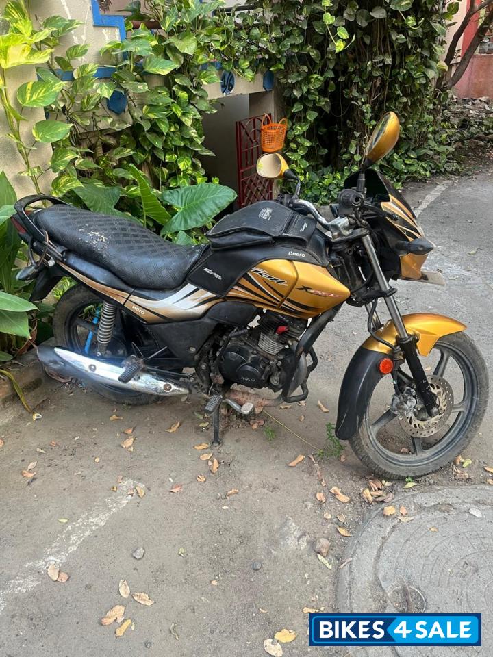 Electric Yellow Metallic Hero Passion X Pro