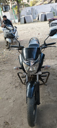 Black Honda Unicorn