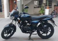 Black Blue Bajaj Discover DTSi 135
