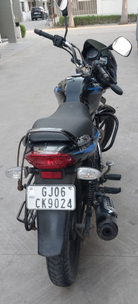 Black Blue Bajaj Discover DTSi 135