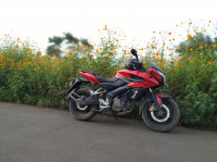 Red Bajaj Pulsar AS 200