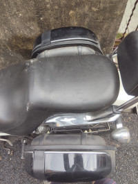 Moonlight White Bajaj Avenger Cruise 220