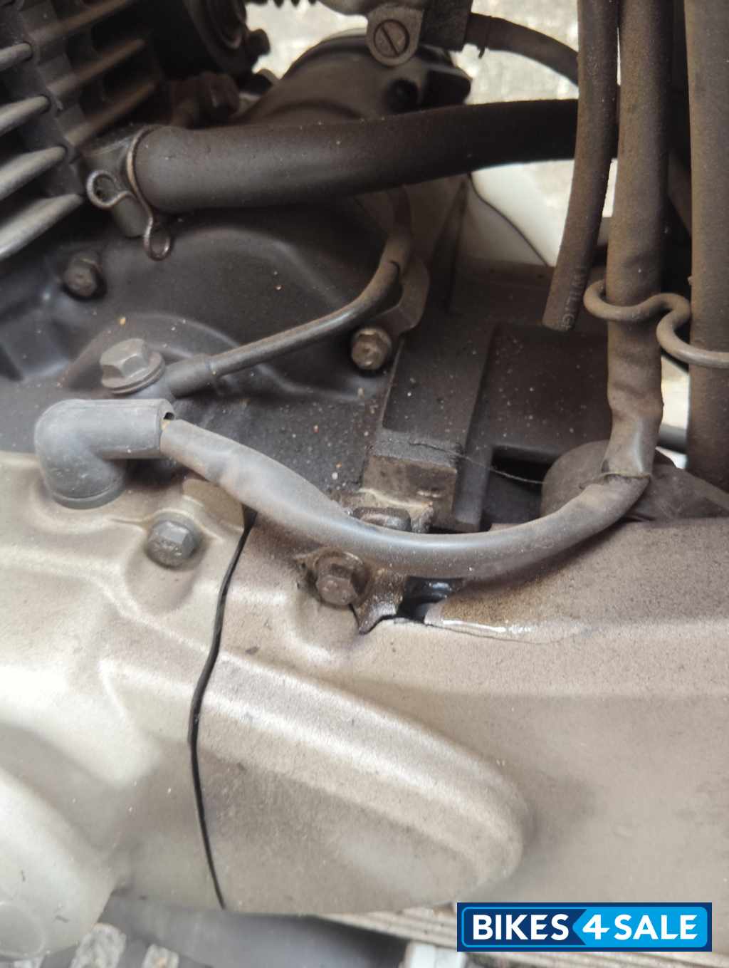 Moonlight White Bajaj Avenger Cruise 220