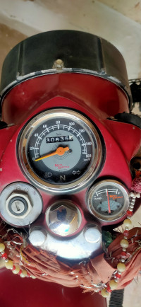Red Royal Enfield Bullet Electra Twinspark