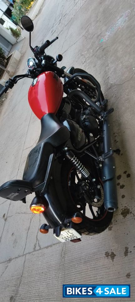 Red And Black Royal Enfield Meteor 350 Fireball
