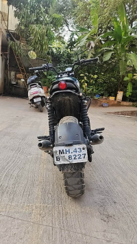 Mean Green Yezdi Scrambler Dual Tone