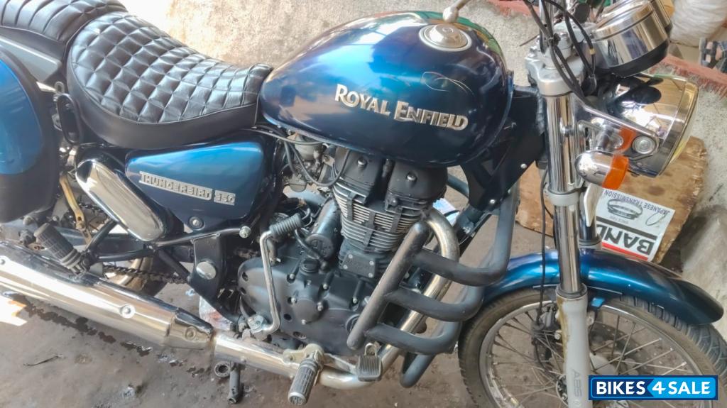Marine Blue Royal Enfield Thunderbird 350