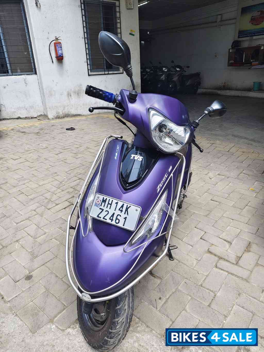Purple TVS Zest 110 Matte Series