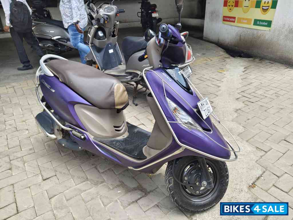 Purple TVS Zest 110 Matte Series