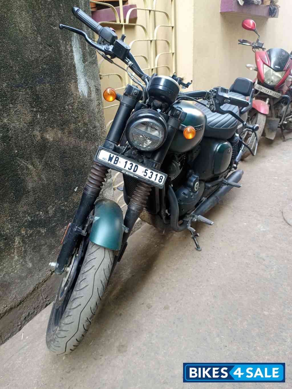 Green Yezdi Roadster 2025