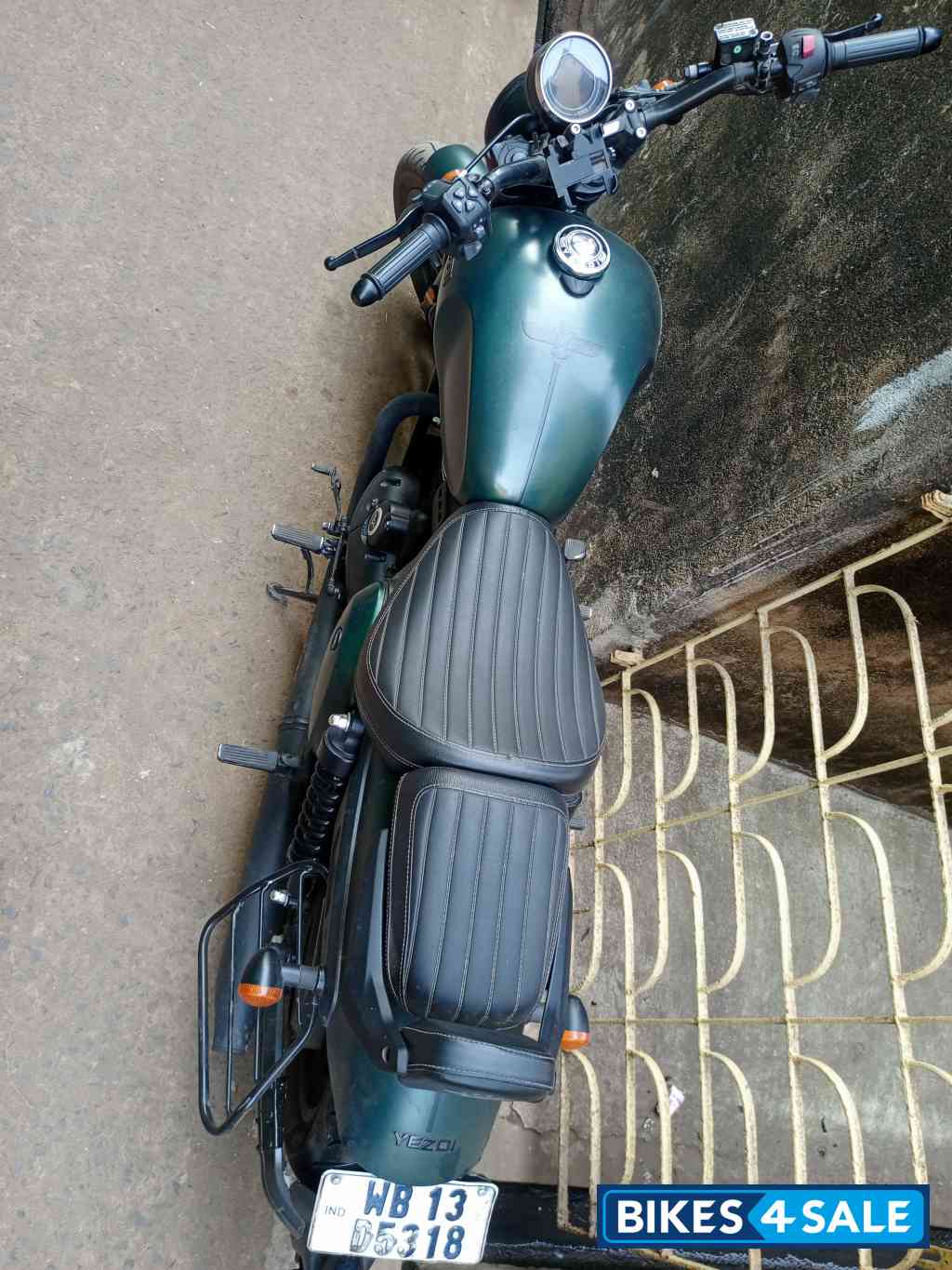 Green Yezdi Roadster 2025