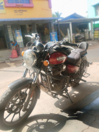 Red And Black Royal Enfield Meteor 350 Supernova
