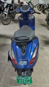 Blue Bajaj Chetak Premium