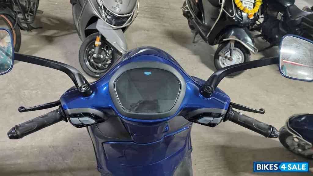Blue Bajaj Chetak Premium