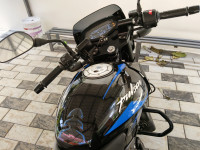 Black And Blue Bajaj Pulsar 150 Twin Disc BS6