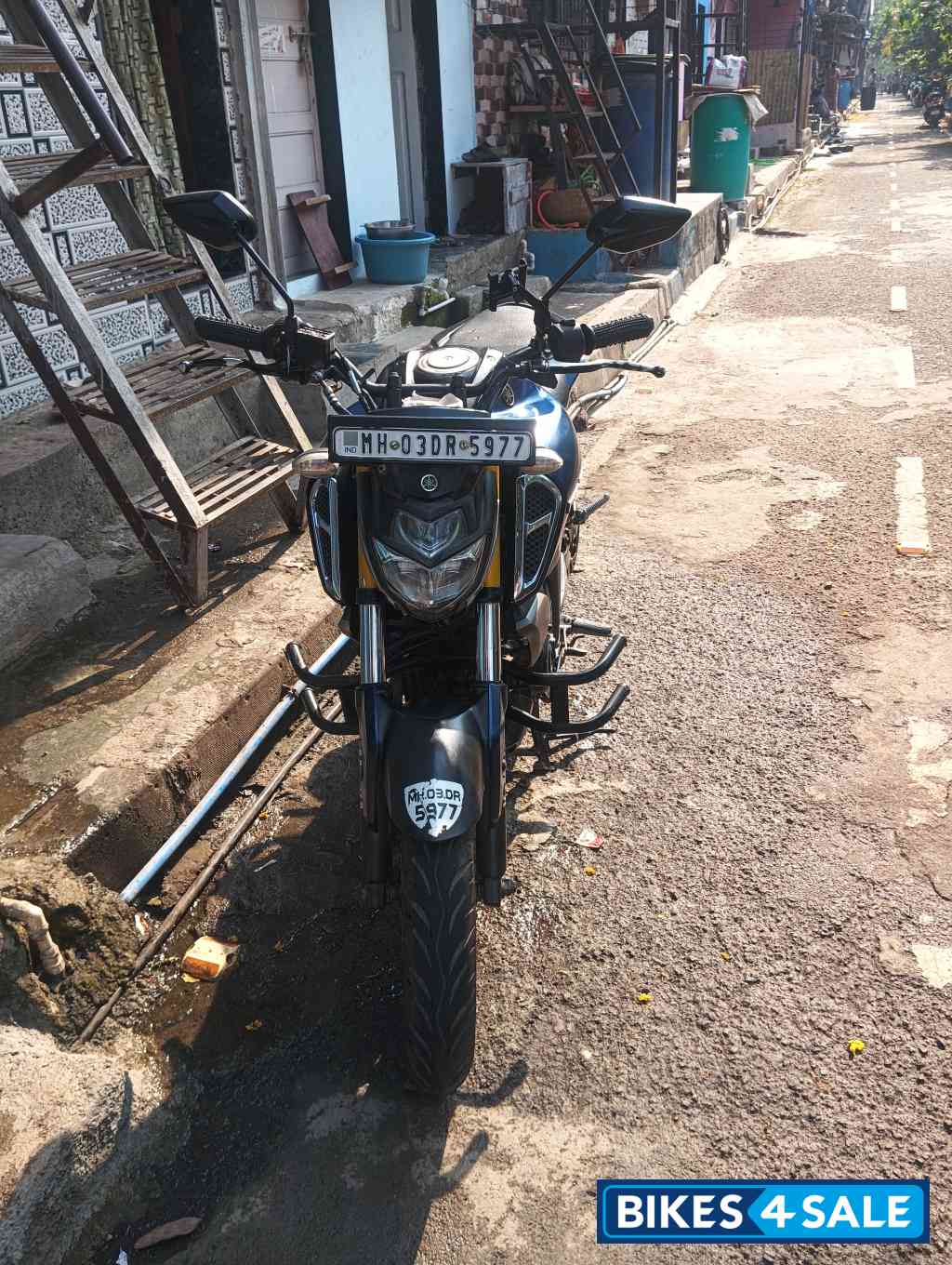 Matt Blue Yamaha FZ FI V3 BS6