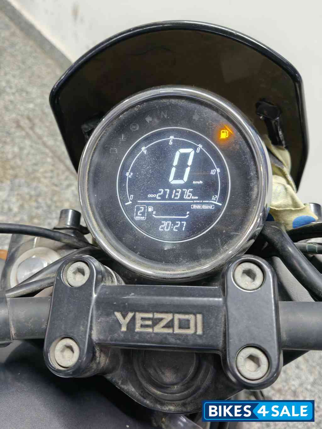 Smoke Grey Yezdi Roadster Dark