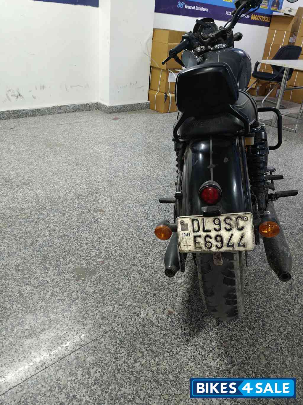 Smoke Grey Yezdi Roadster Dark