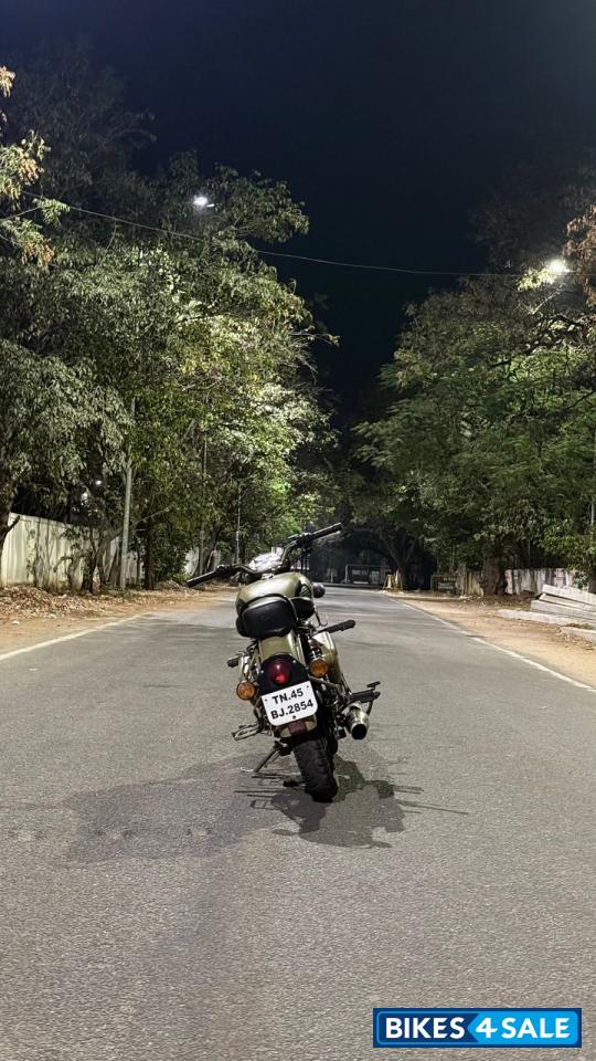 Brown Royal Enfield Classic Desert Storm