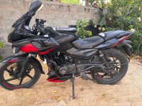 Red And Black Bajaj Pulsar 220F