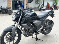 Black Yamaha FZ FI V3 BS6