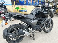 Black Yamaha FZ FI V3 BS6